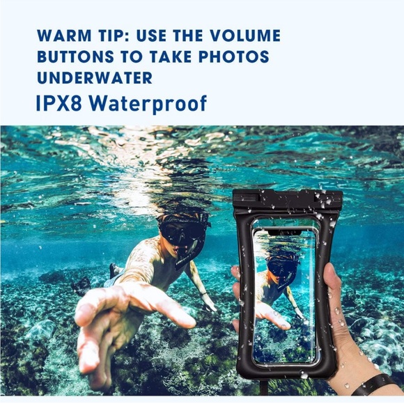 Homearda IPX8 Universal Waterproof Phone📱TPU Clear Dry Bag Case - Picture 5 of 8